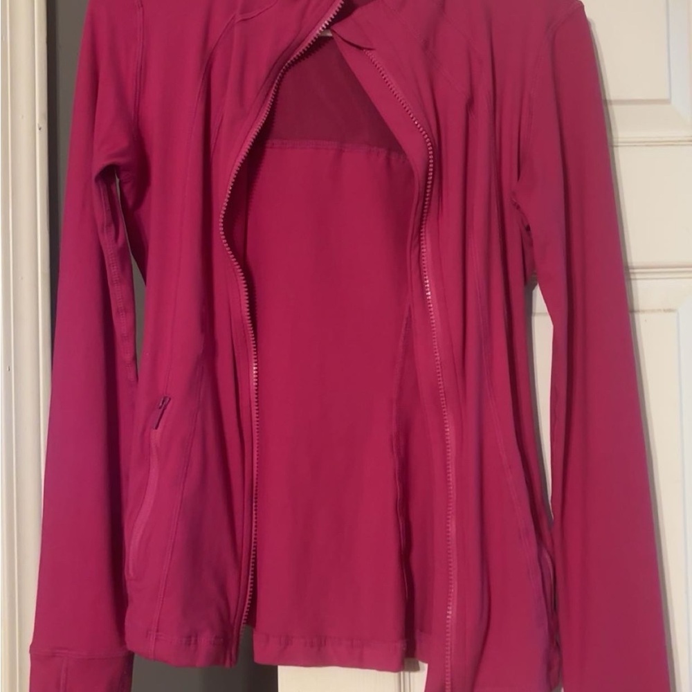 Pink Full-Zip athletic Jacket